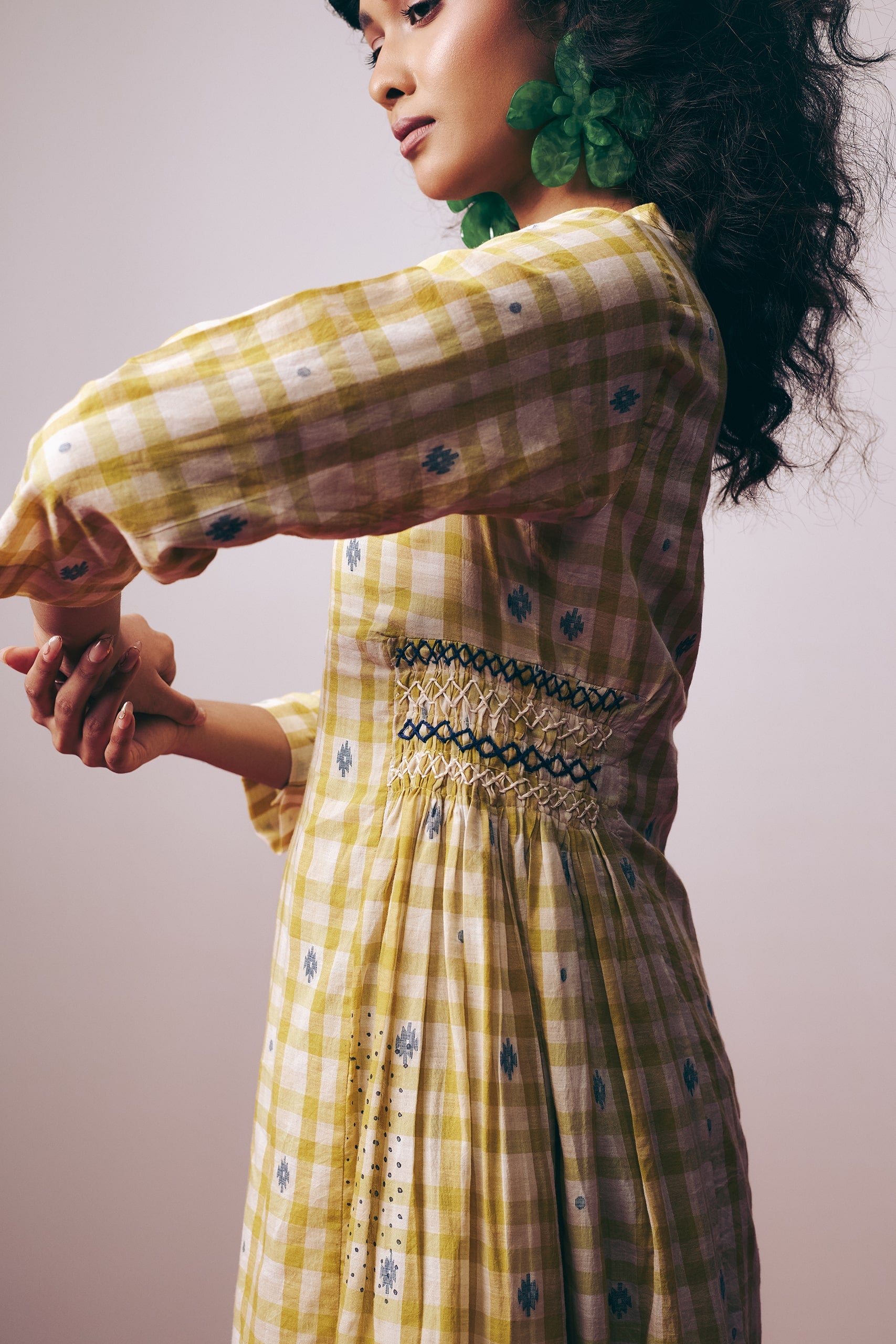 Sunlit Mosaic Layered Dress