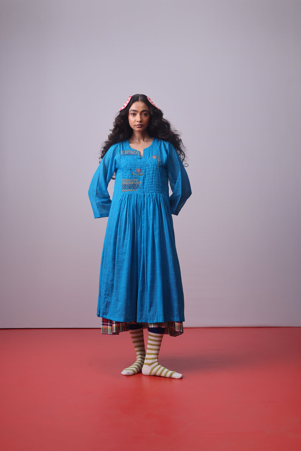 Turquoise Bloom Dress