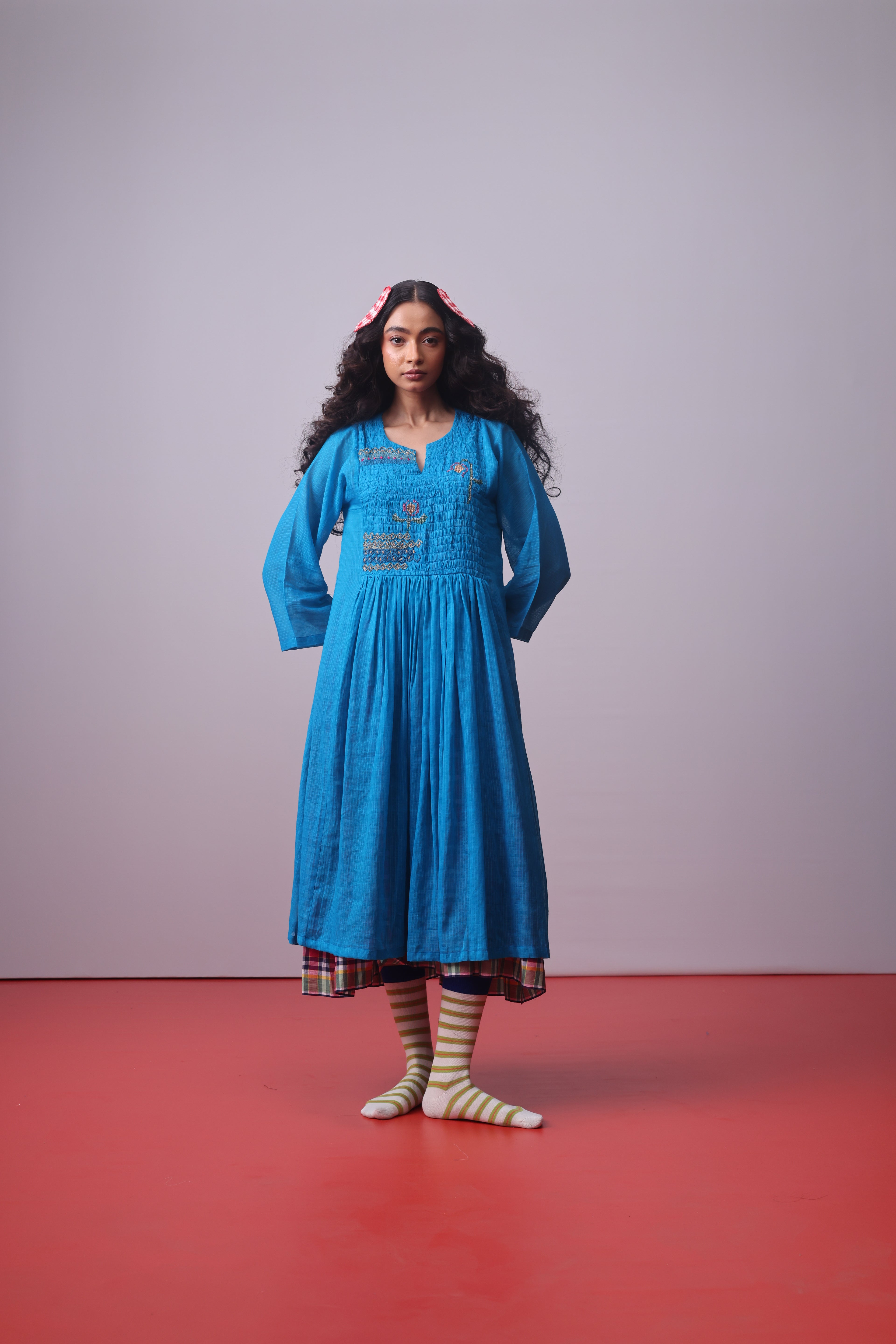 Turquoise Bloom Dress