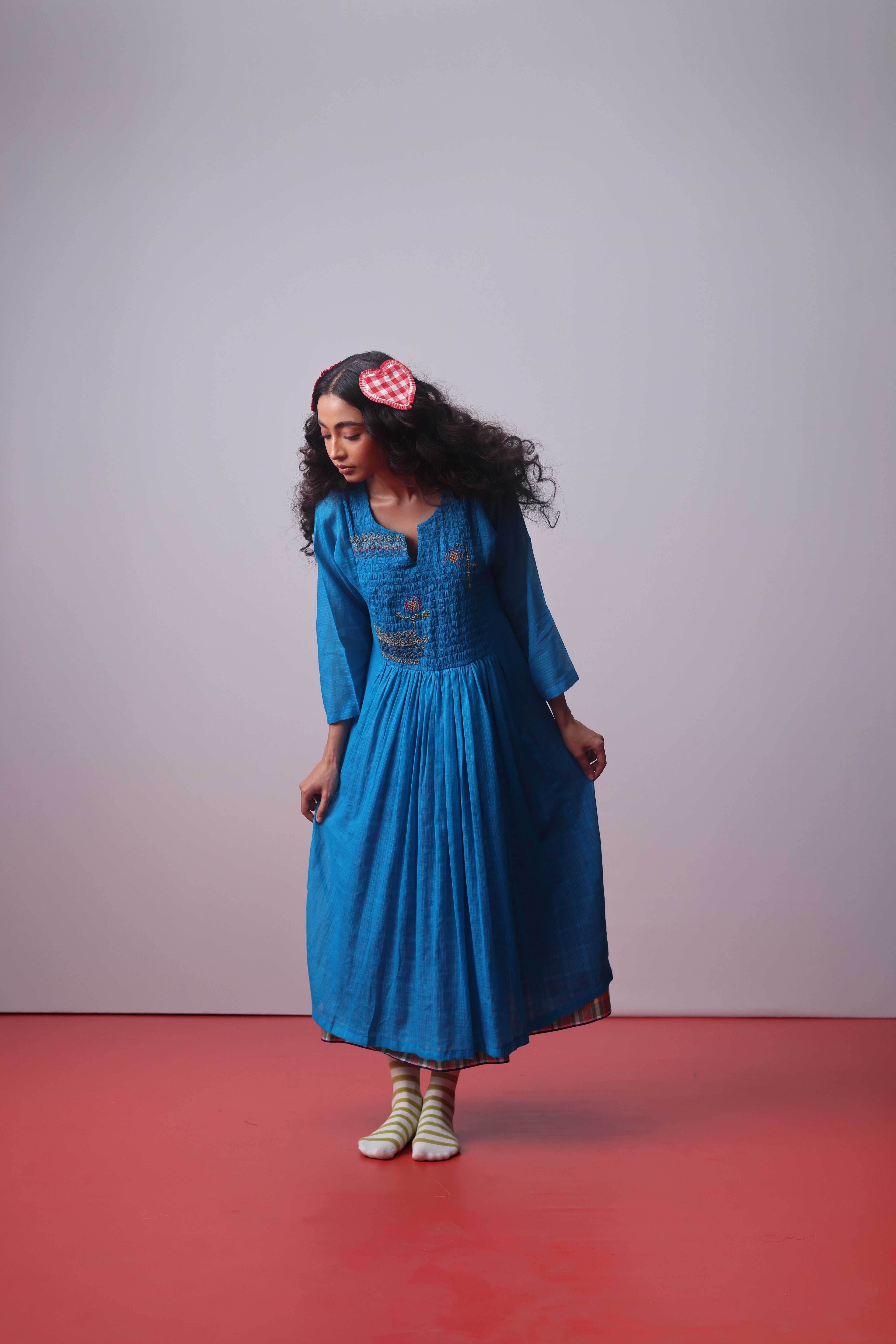 Turquoise Bloom Dress