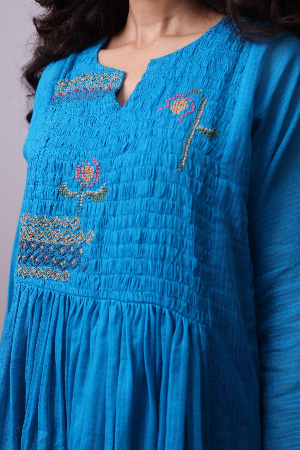 Turquoise Bloom Dress