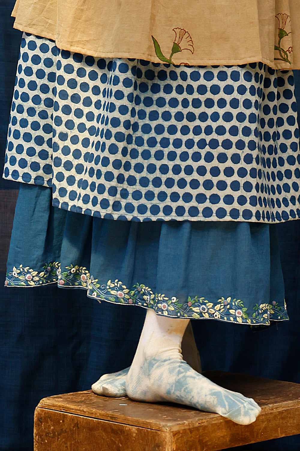 The Bluenn Earthbound Tiered Skirt