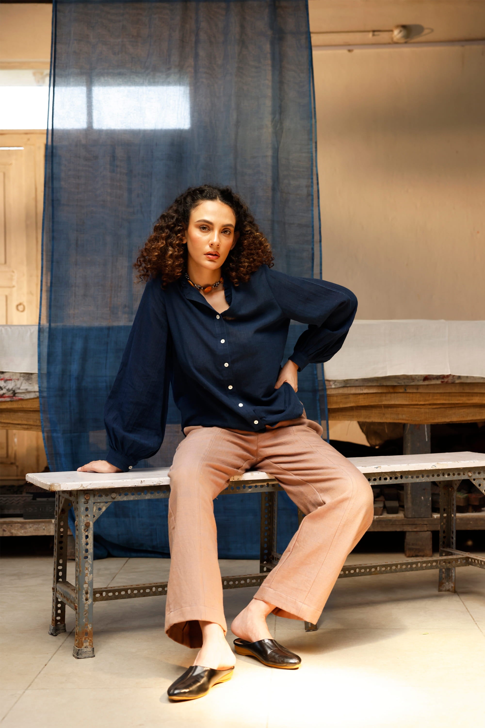 Indigo Quietude Shirt