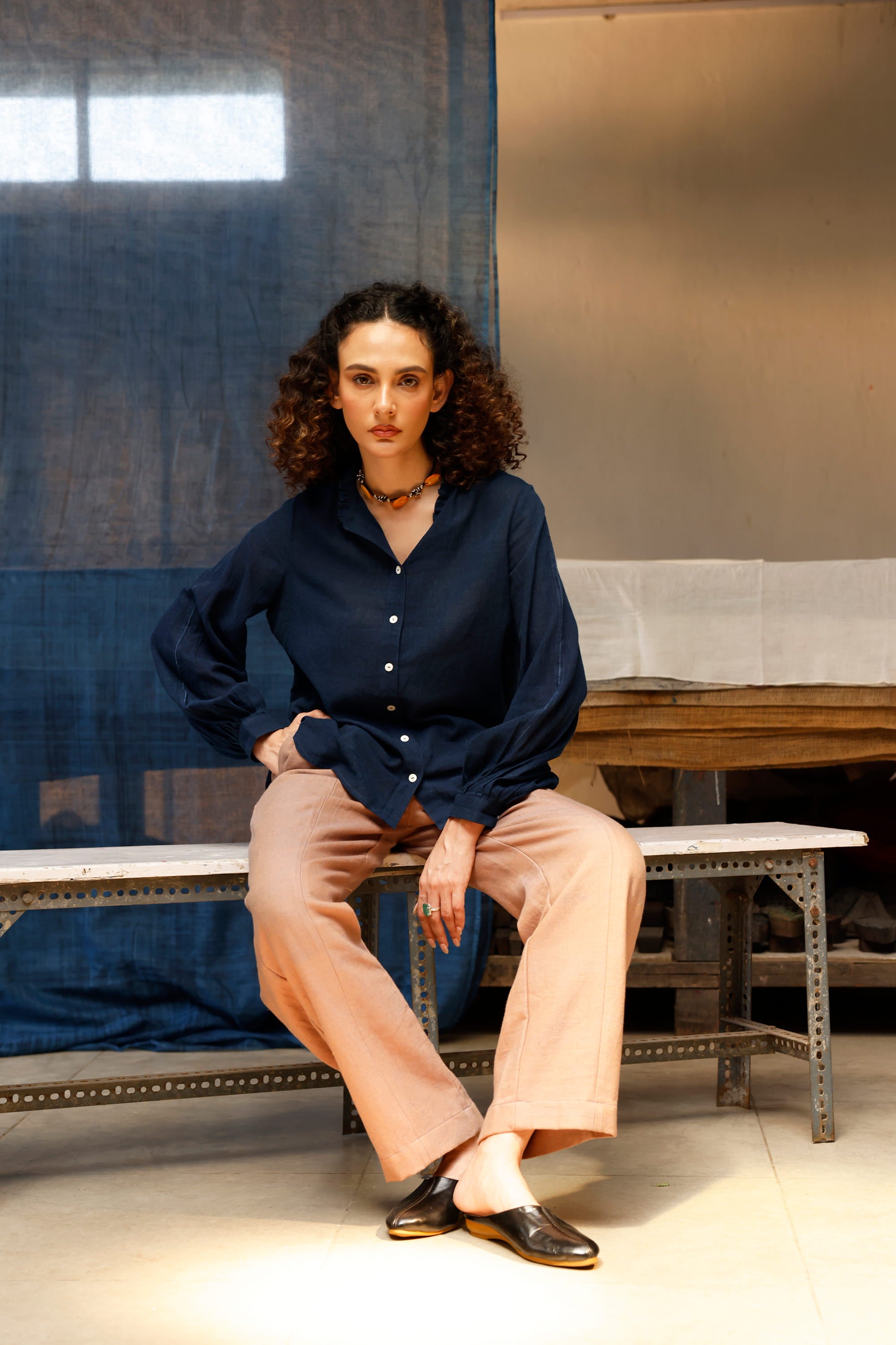 Indigo Quietude Shirt