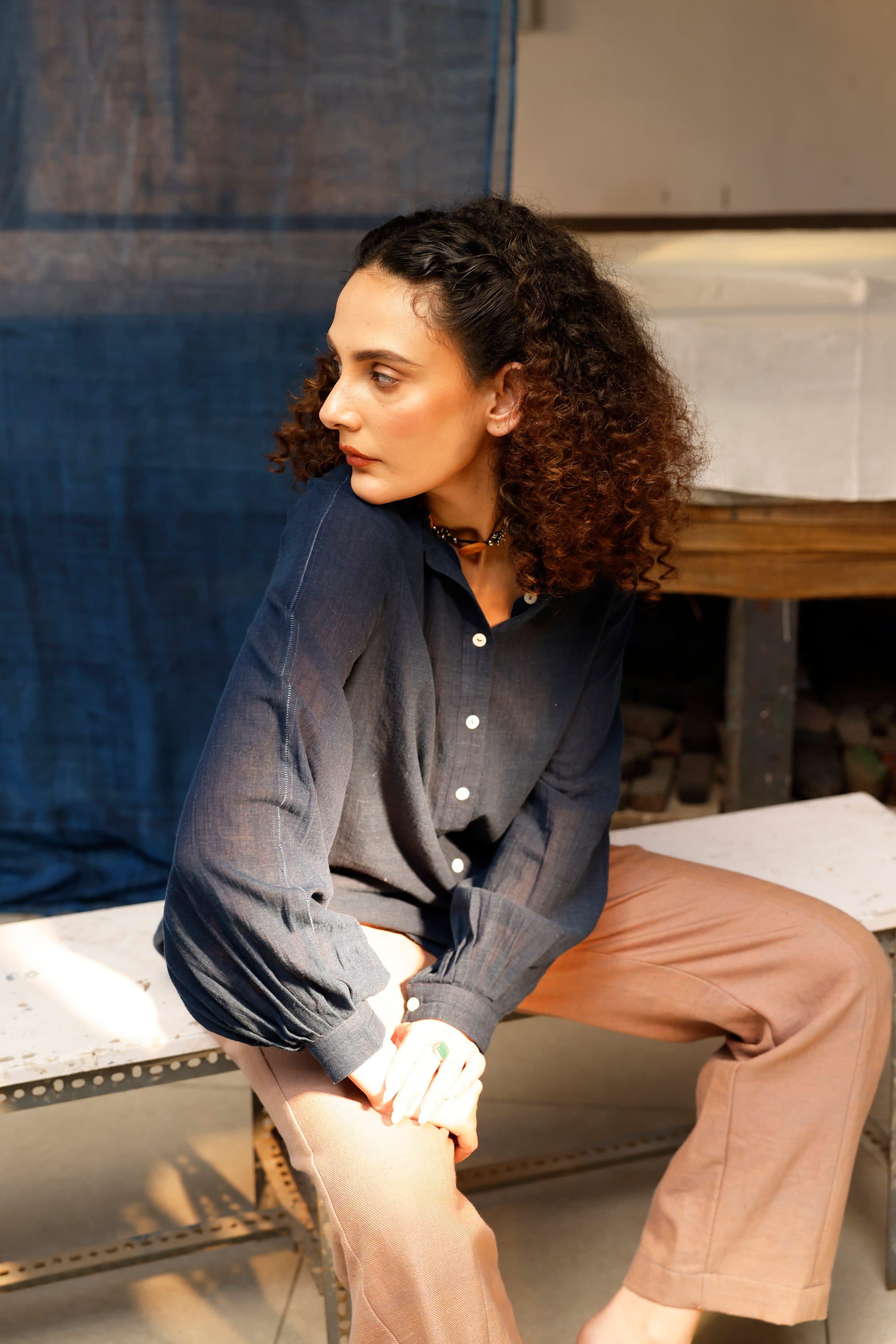 Indigo Quietude Shirt
