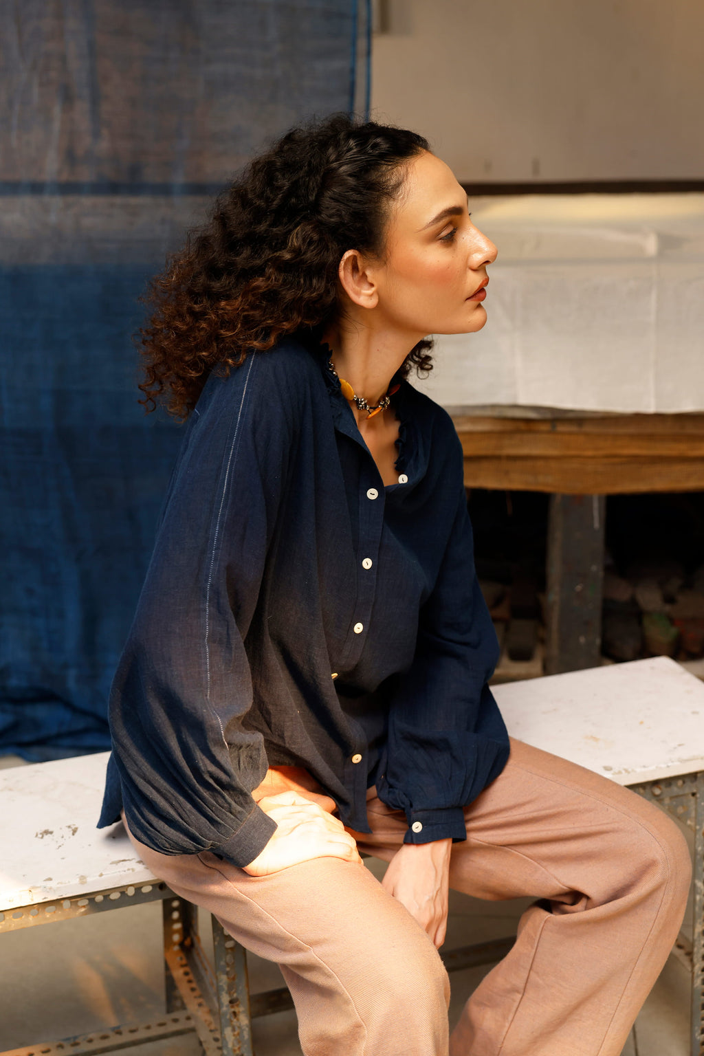 Indigo Quietude Shirt