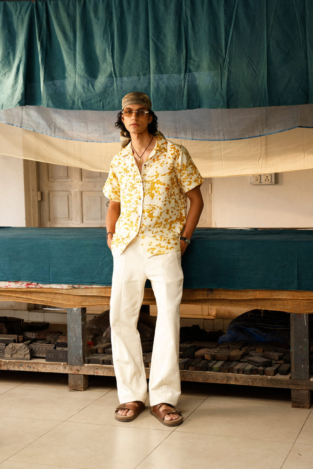 The Marigold Reverie Silk Shirt