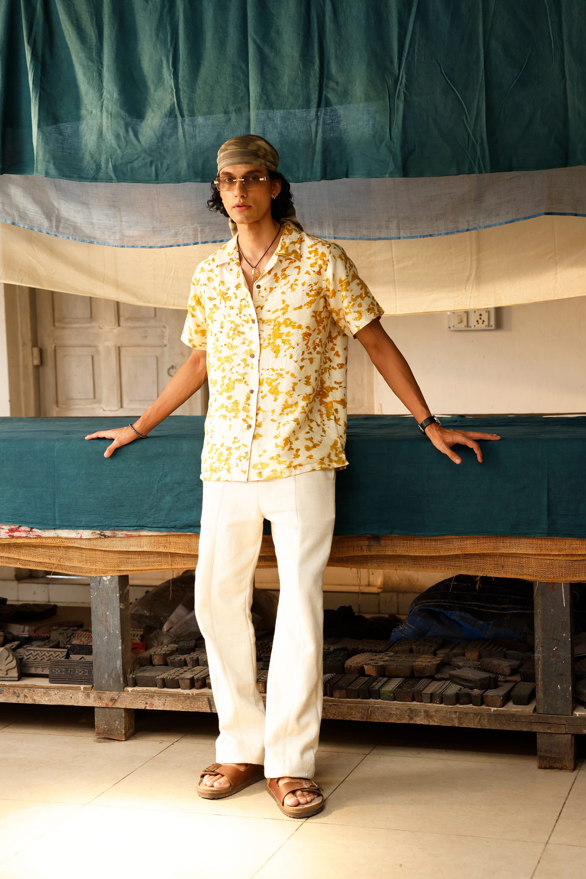 The Marigold Reverie Silk Shirt