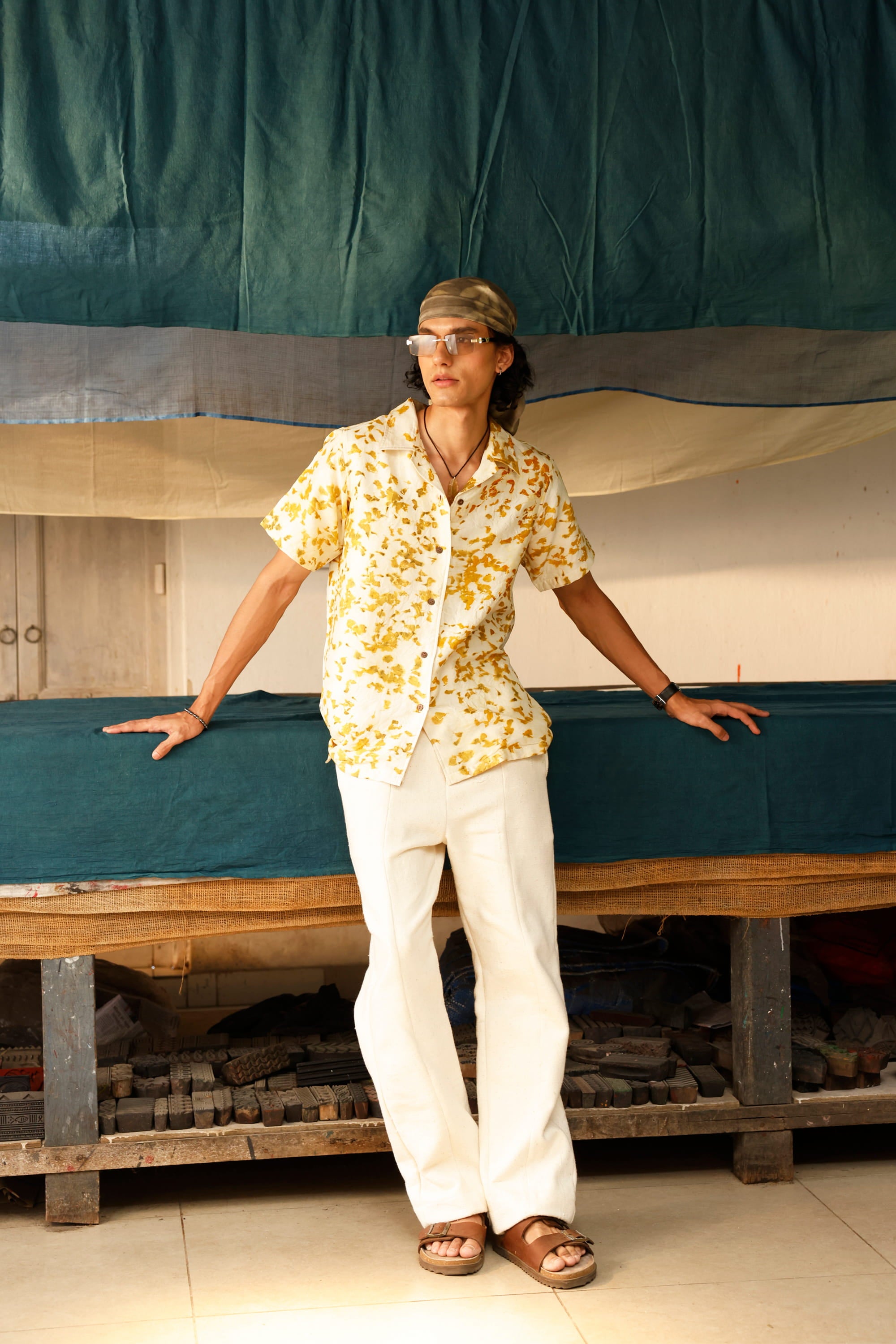 The Marigold Reverie Silk Shirt