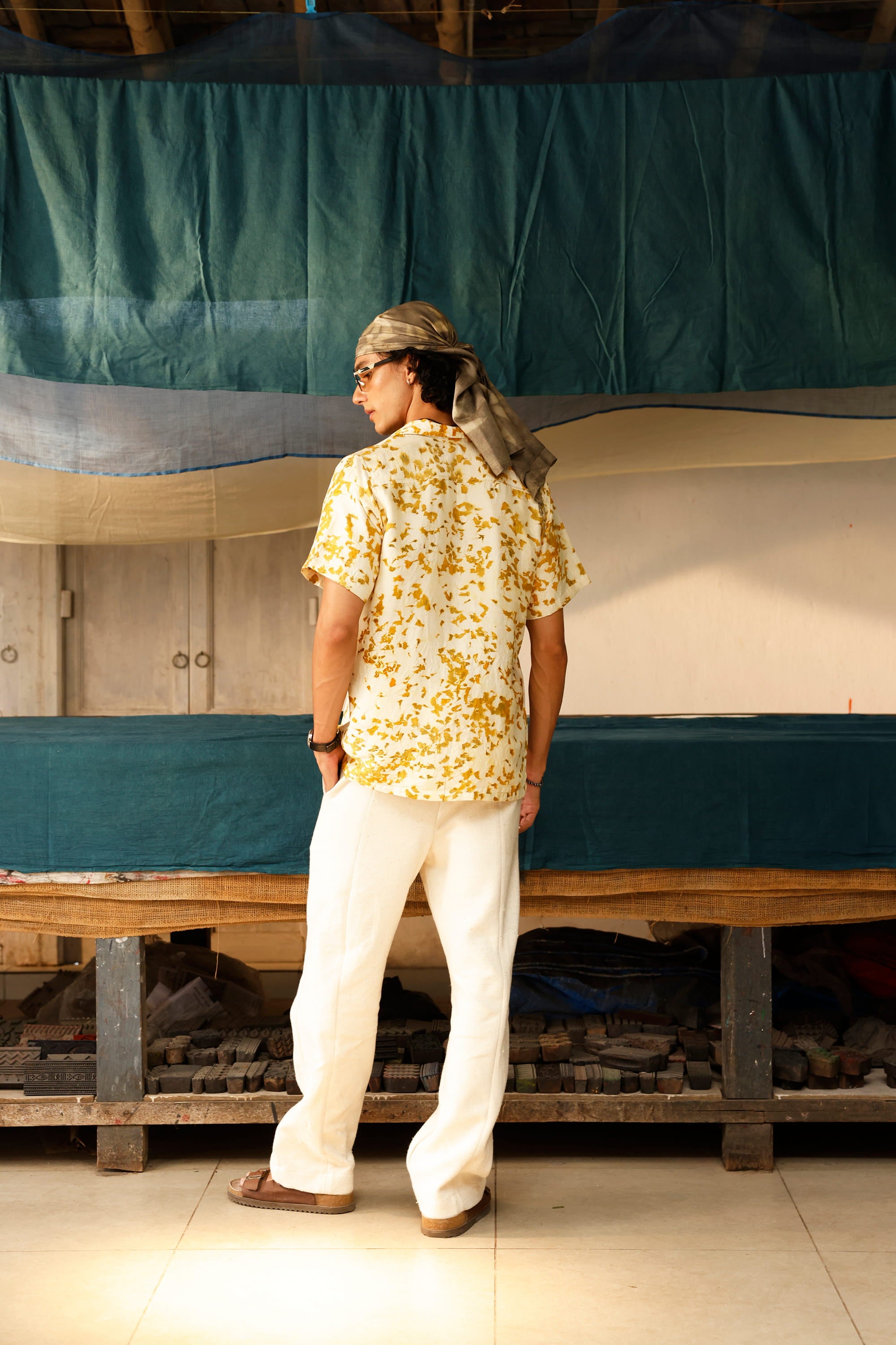 The Marigold Reverie Silk Shirt