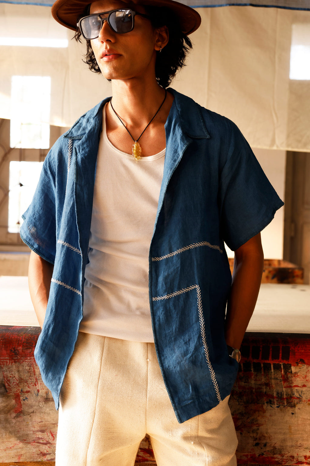 The Indigo Trace Shirt