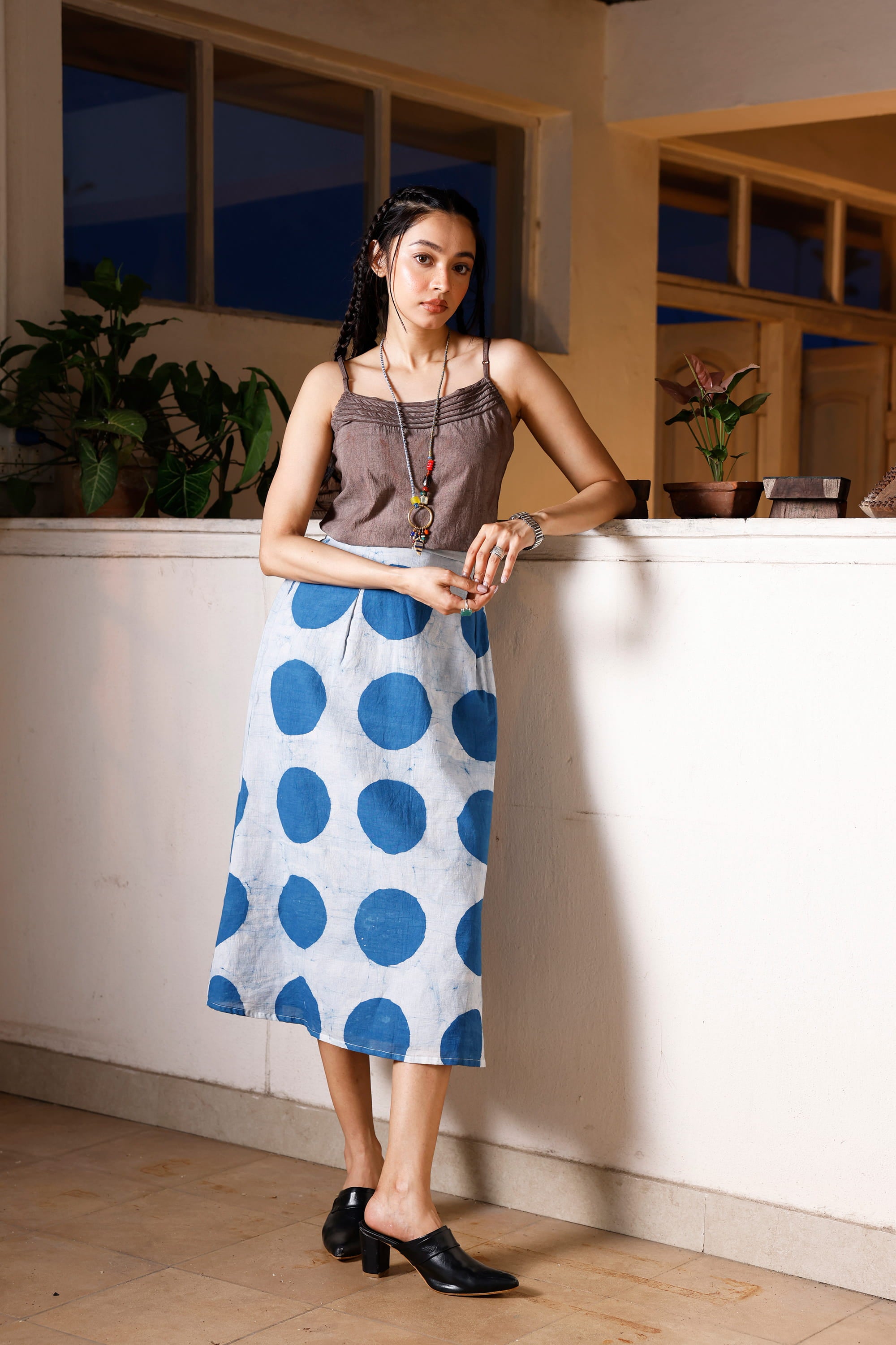 Indigo Orbit Skirt