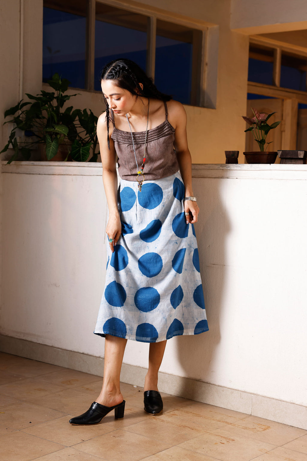 Indigo Orbit Skirt