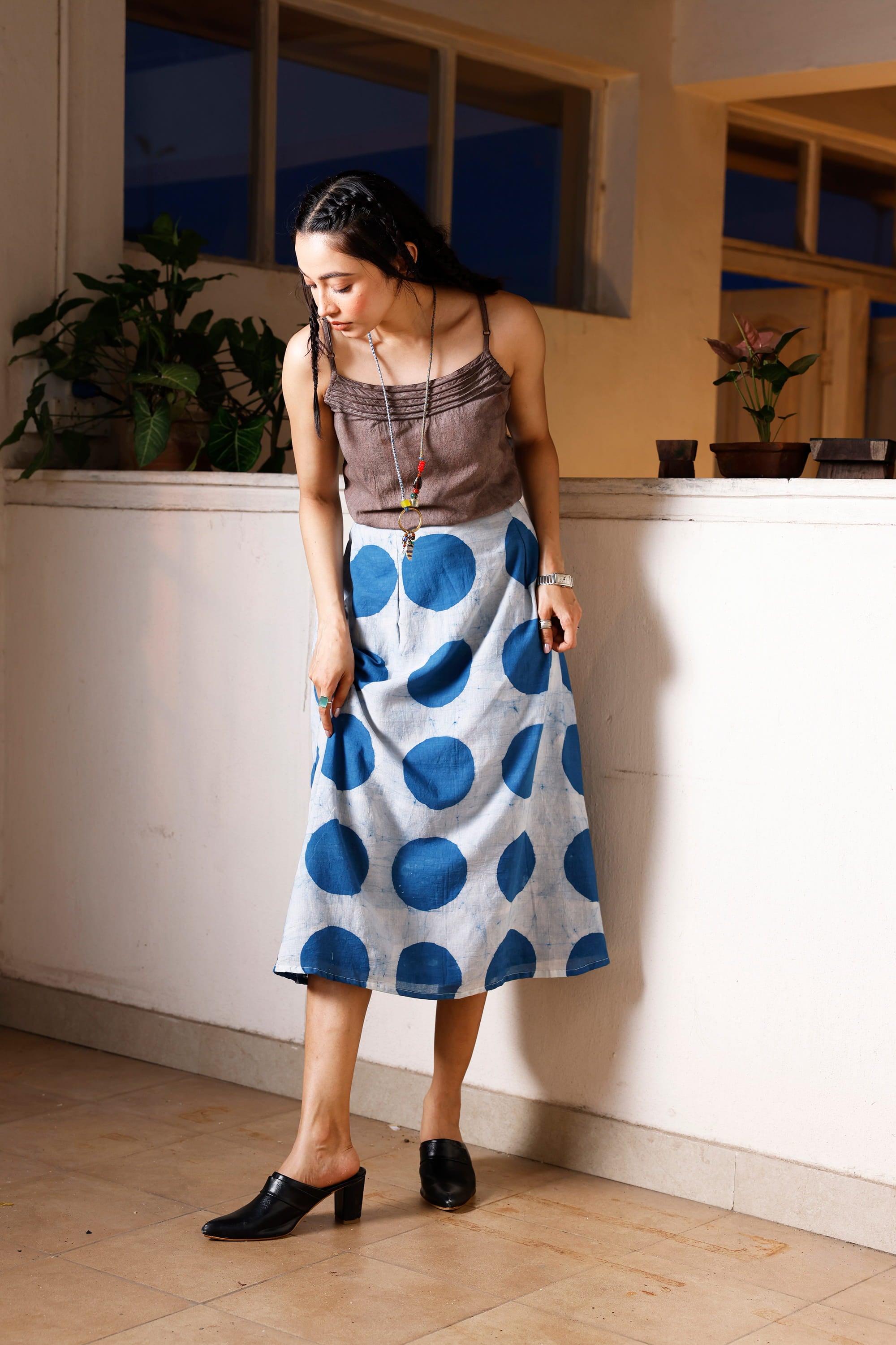 Indigo Orbit Skirt