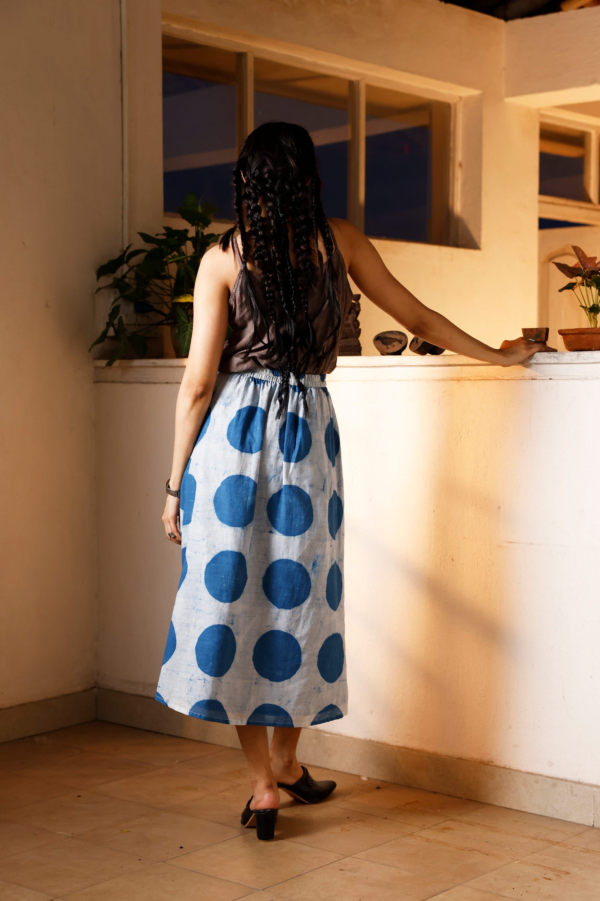Indigo Orbit Skirt