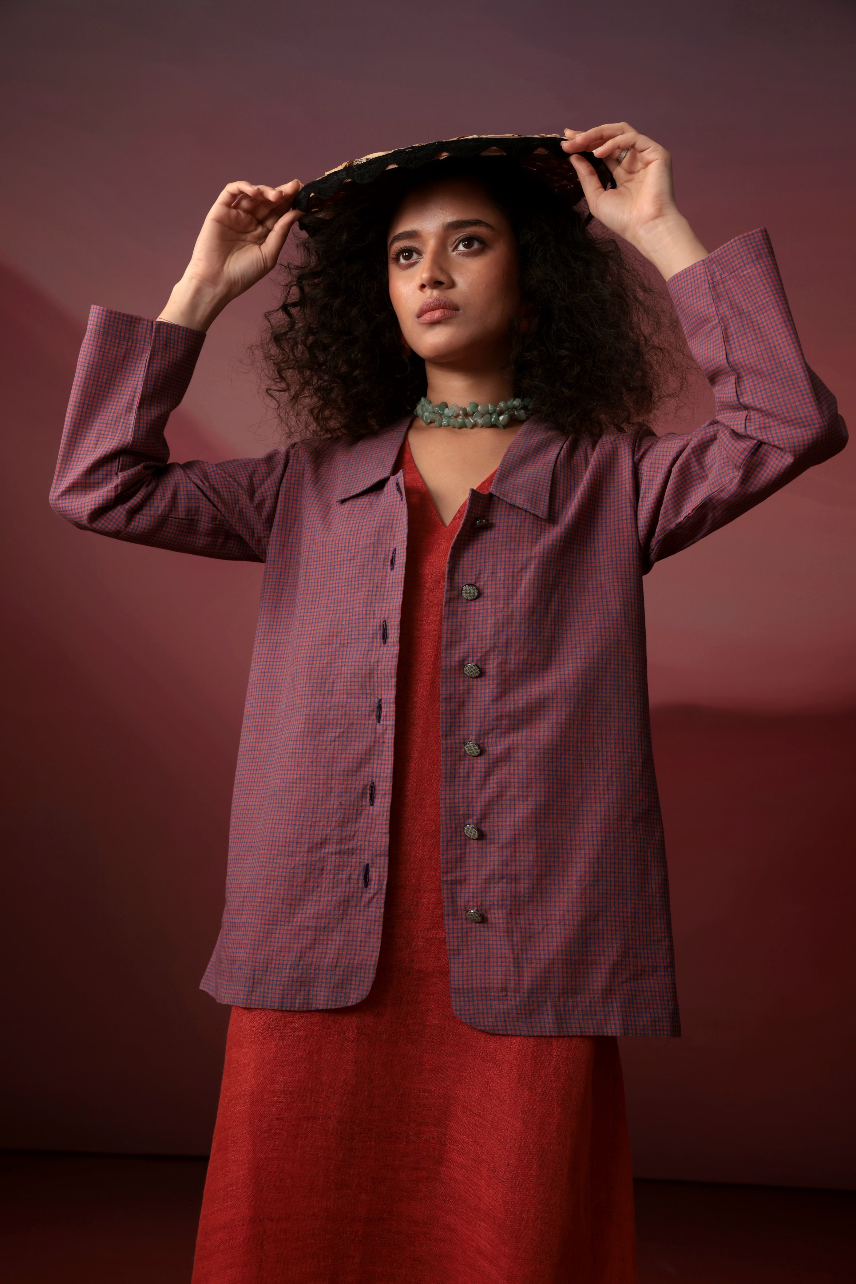 Aubergine Wondered Jacket