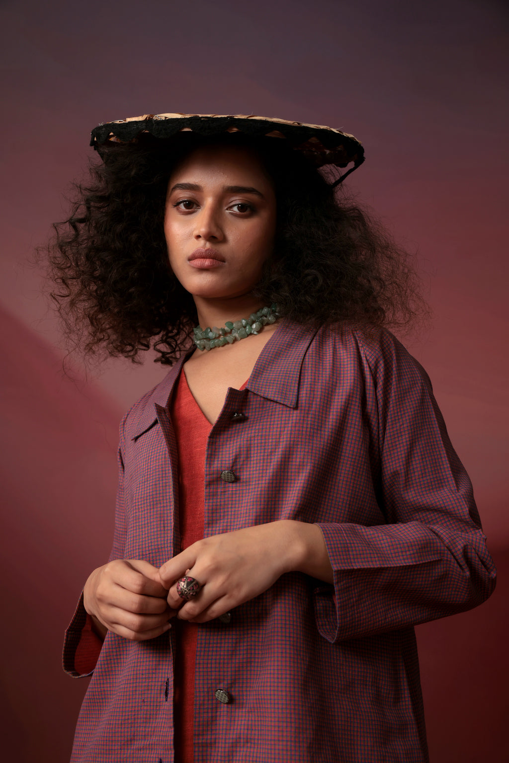 Aubergine Wondered Jacket
