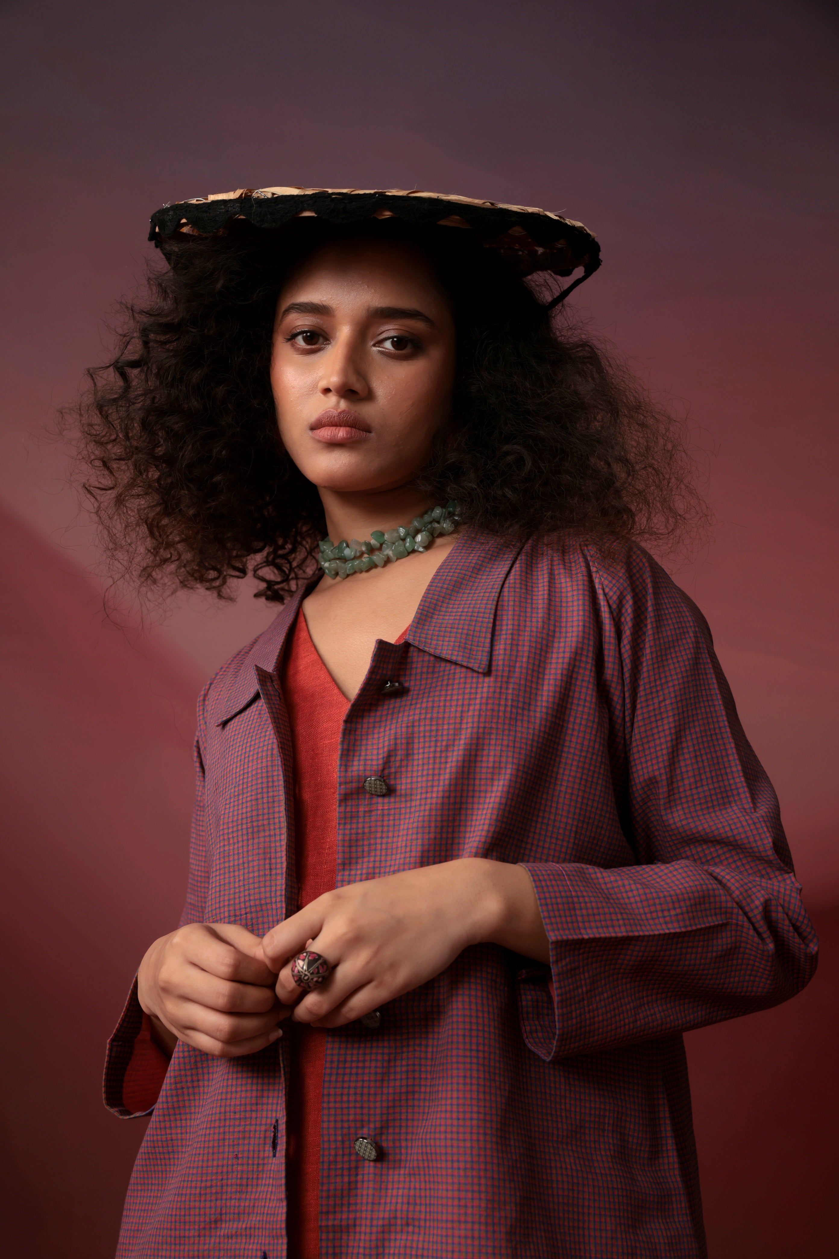 Aubergine Wondered Jacket