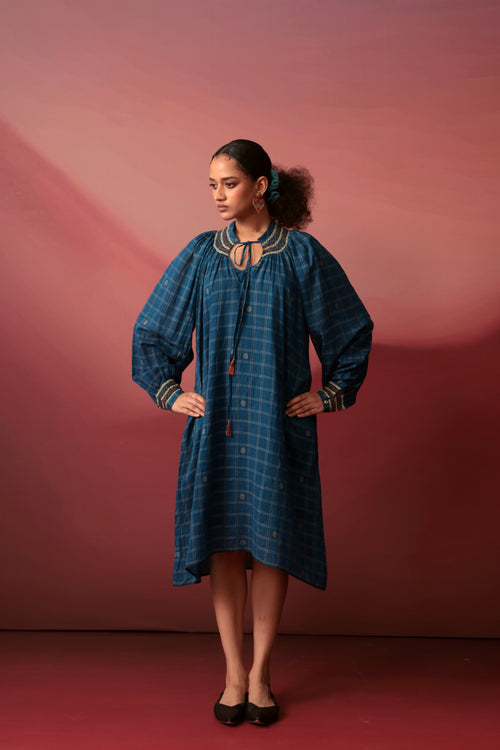 Adara Smocked Midi Dress