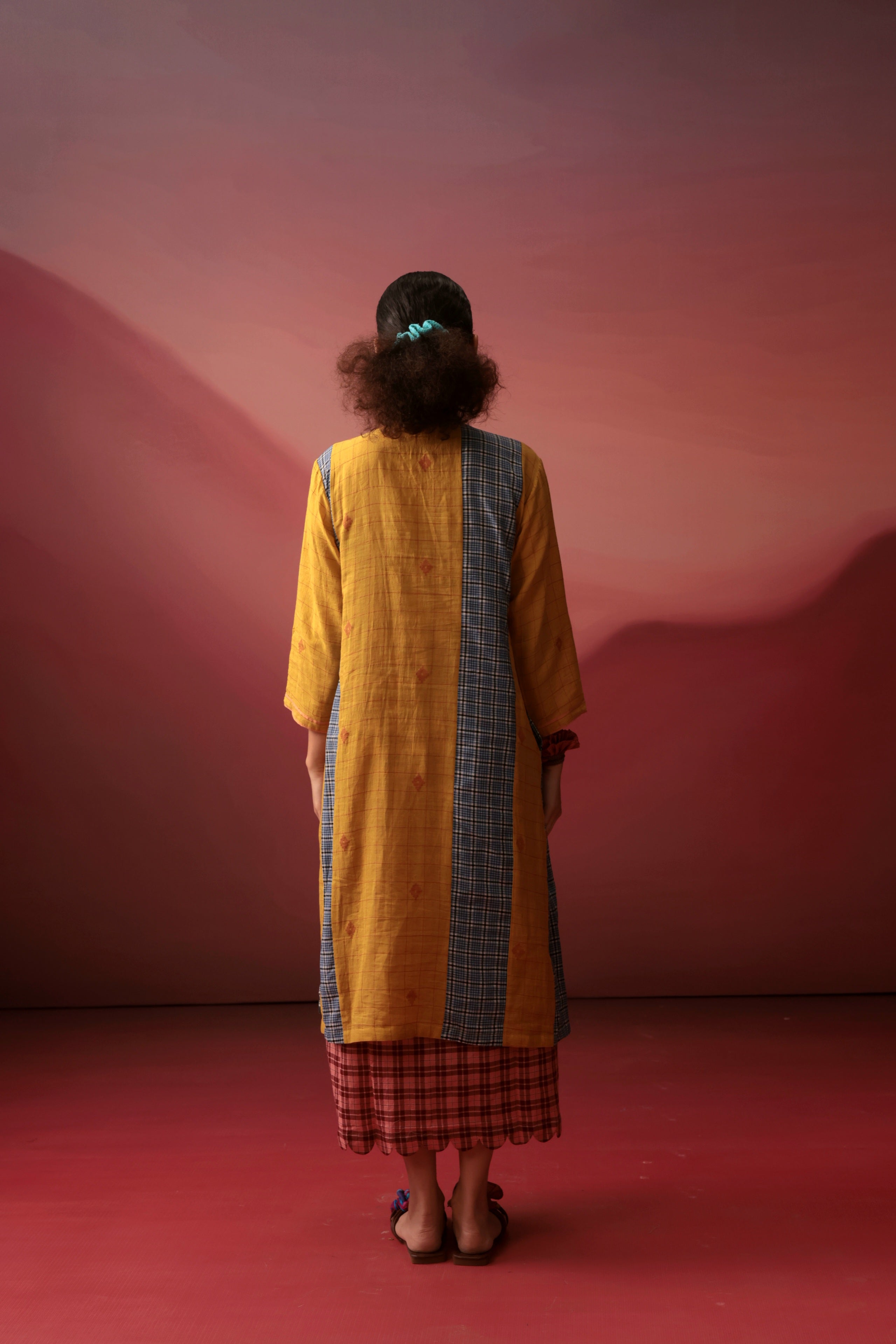 Emara Smocked Midi Dress
