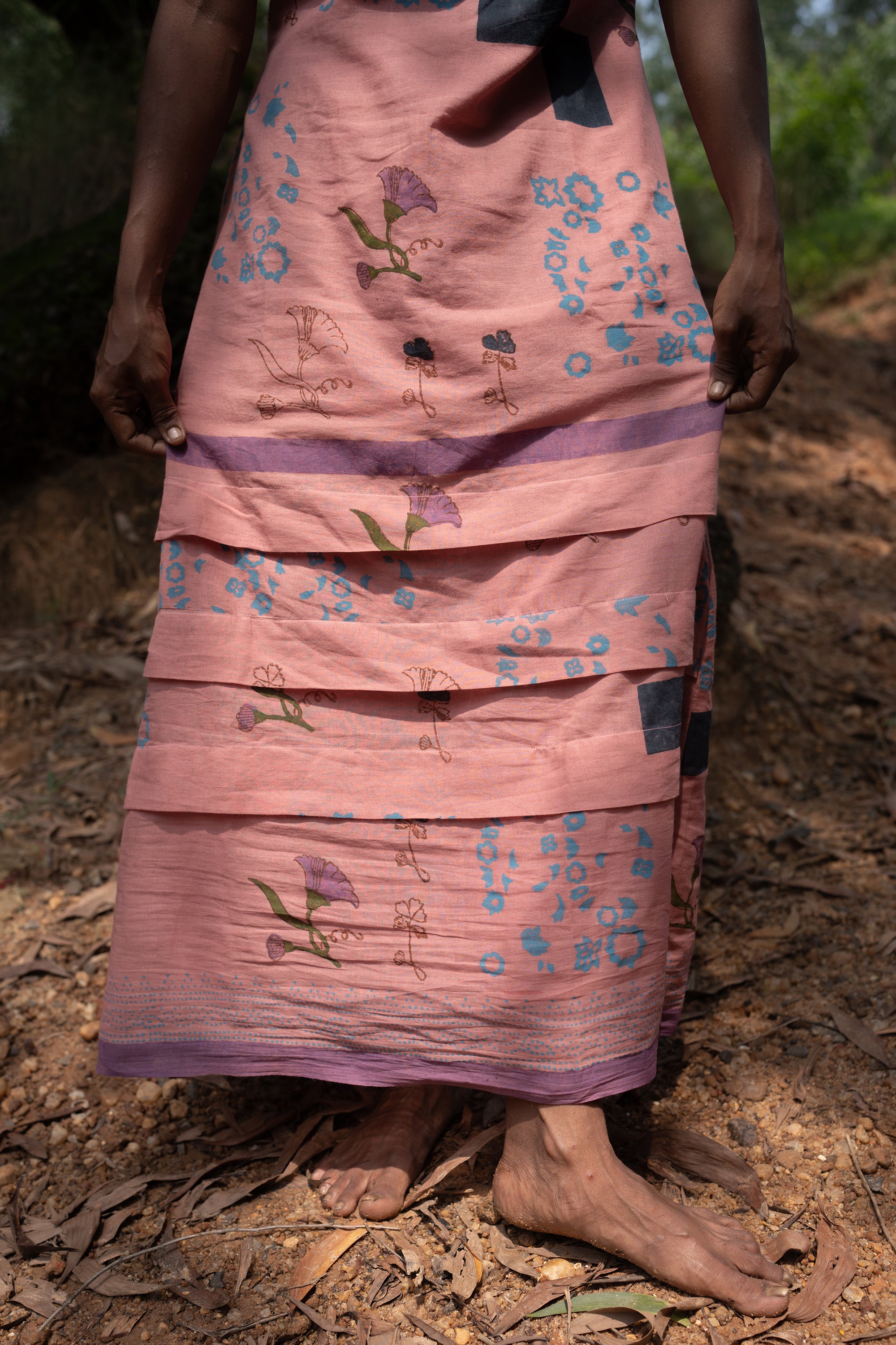 River Clay Panel Dress
